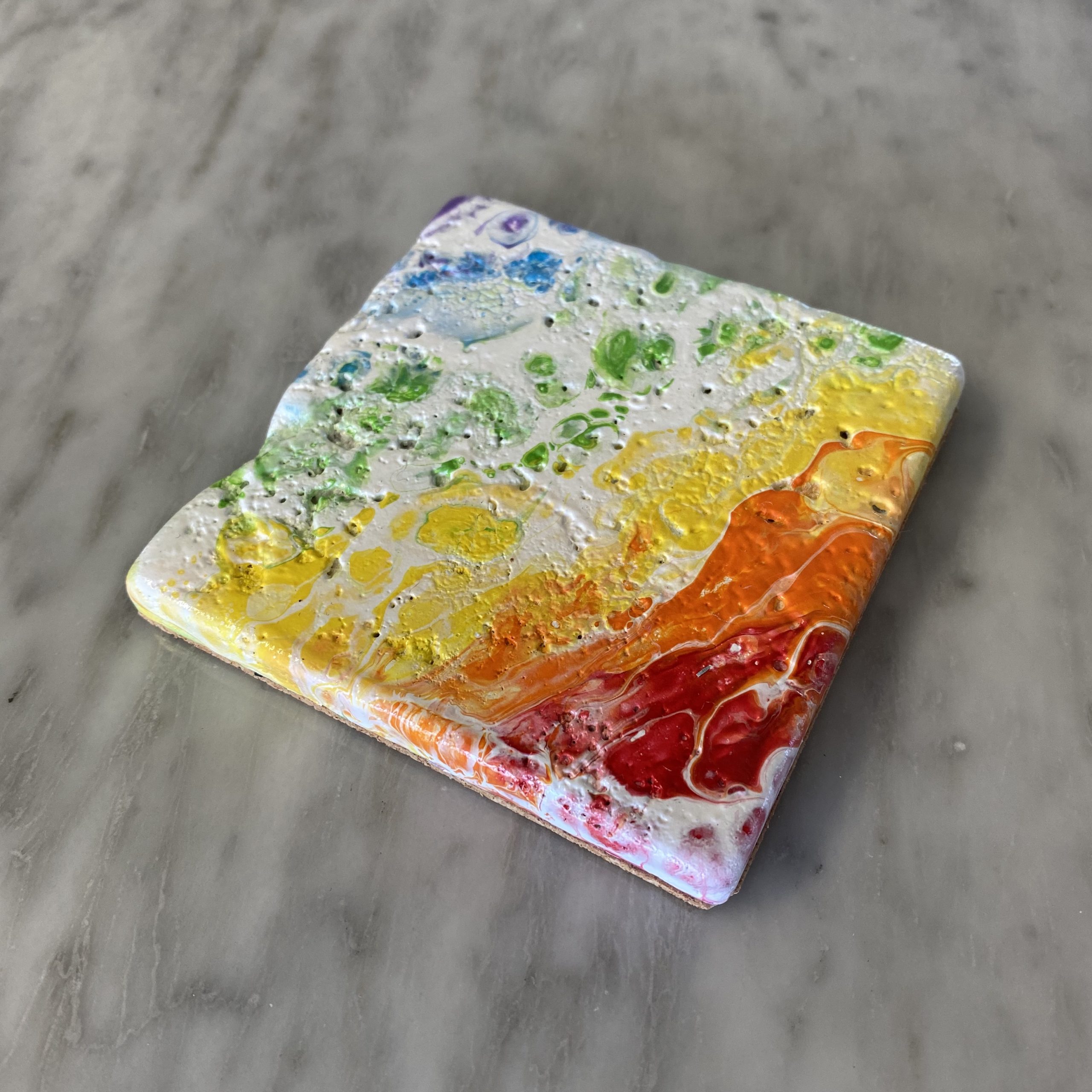 Kitchen & Dining Acrylic Pour Coasters Home & Living