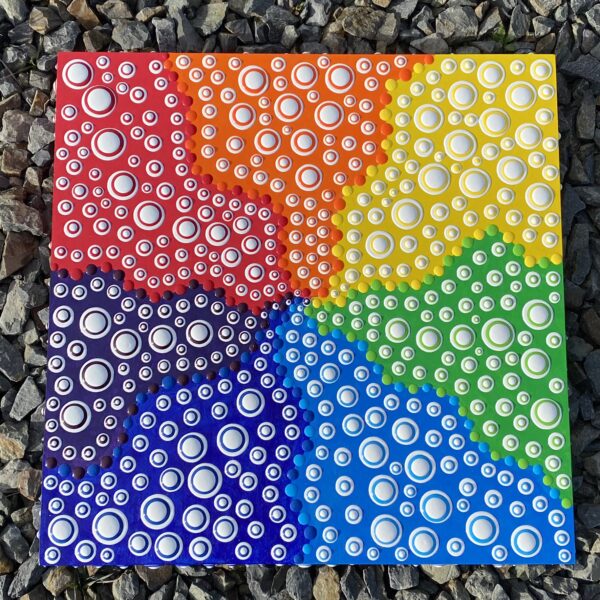 taste the rainbow blob art